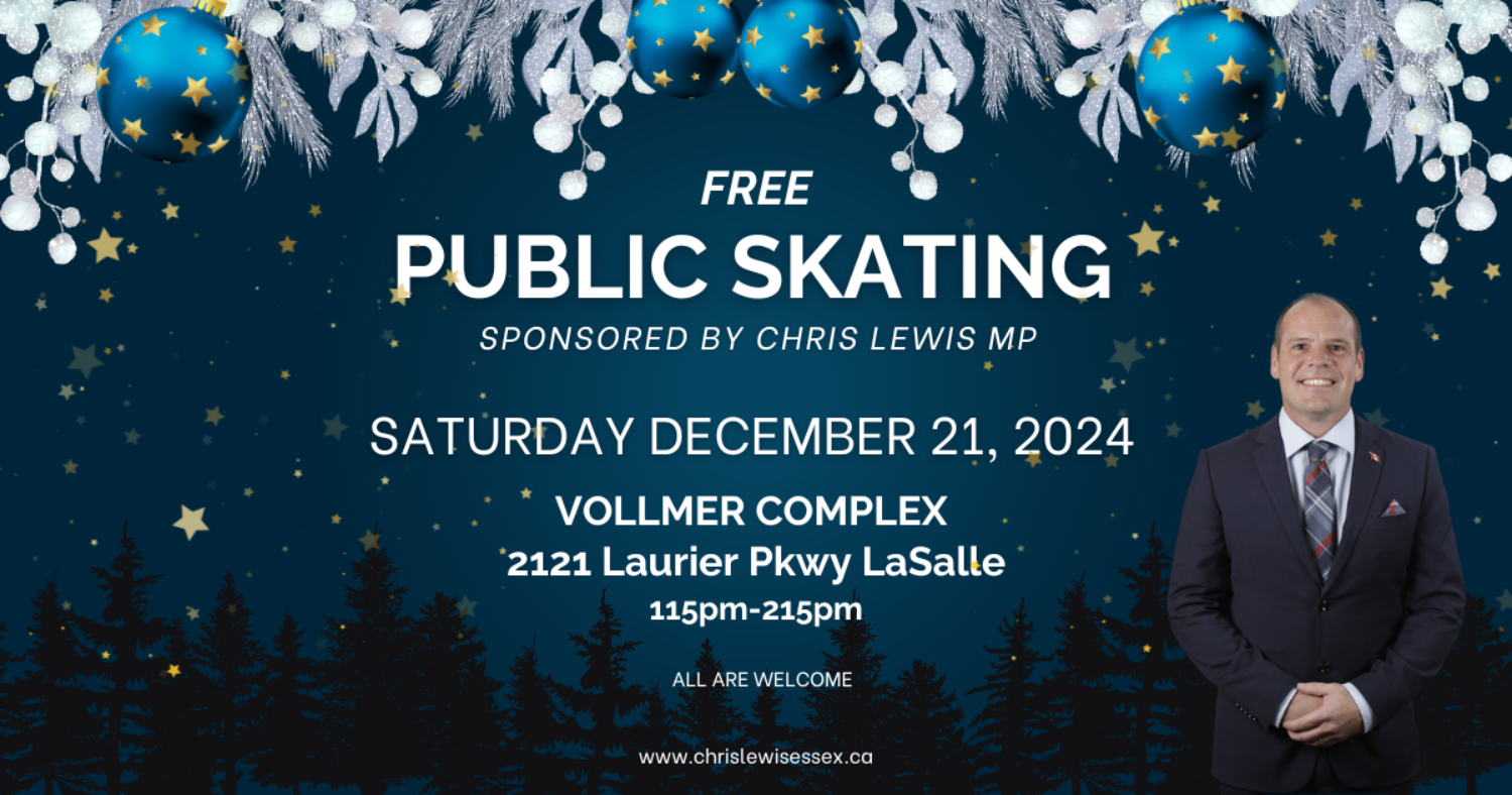 December 21/2024 – FREE PUBLIC SKATE – LaSalle