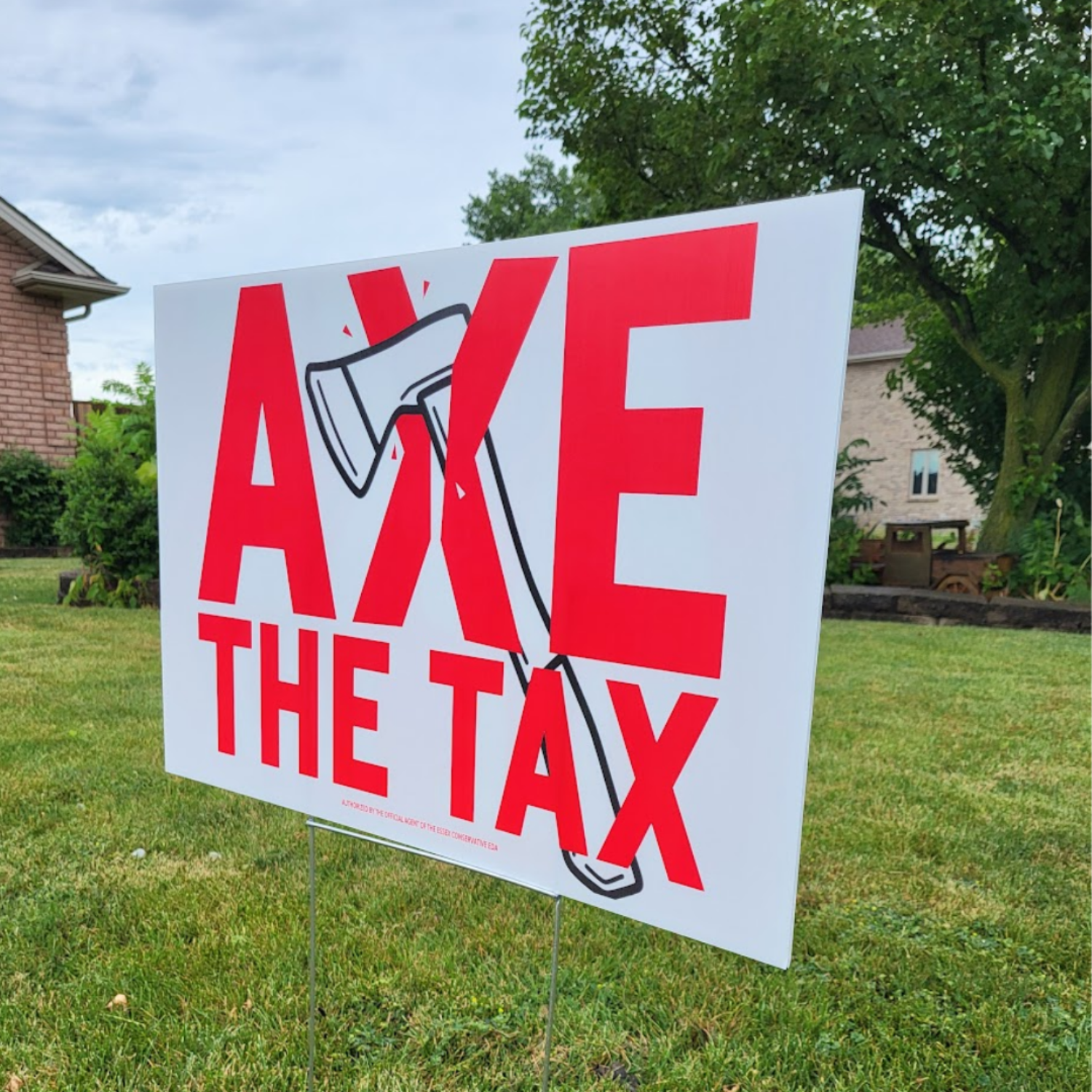 Get Your Axe the Tax Sign!!!